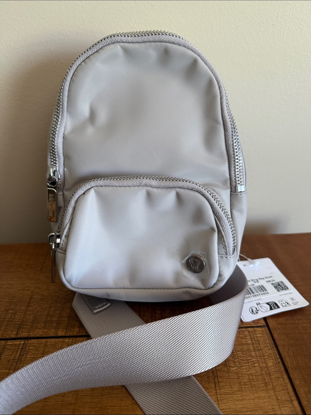 lululemon athletica Light Tan Mini Sling Pack -NWT